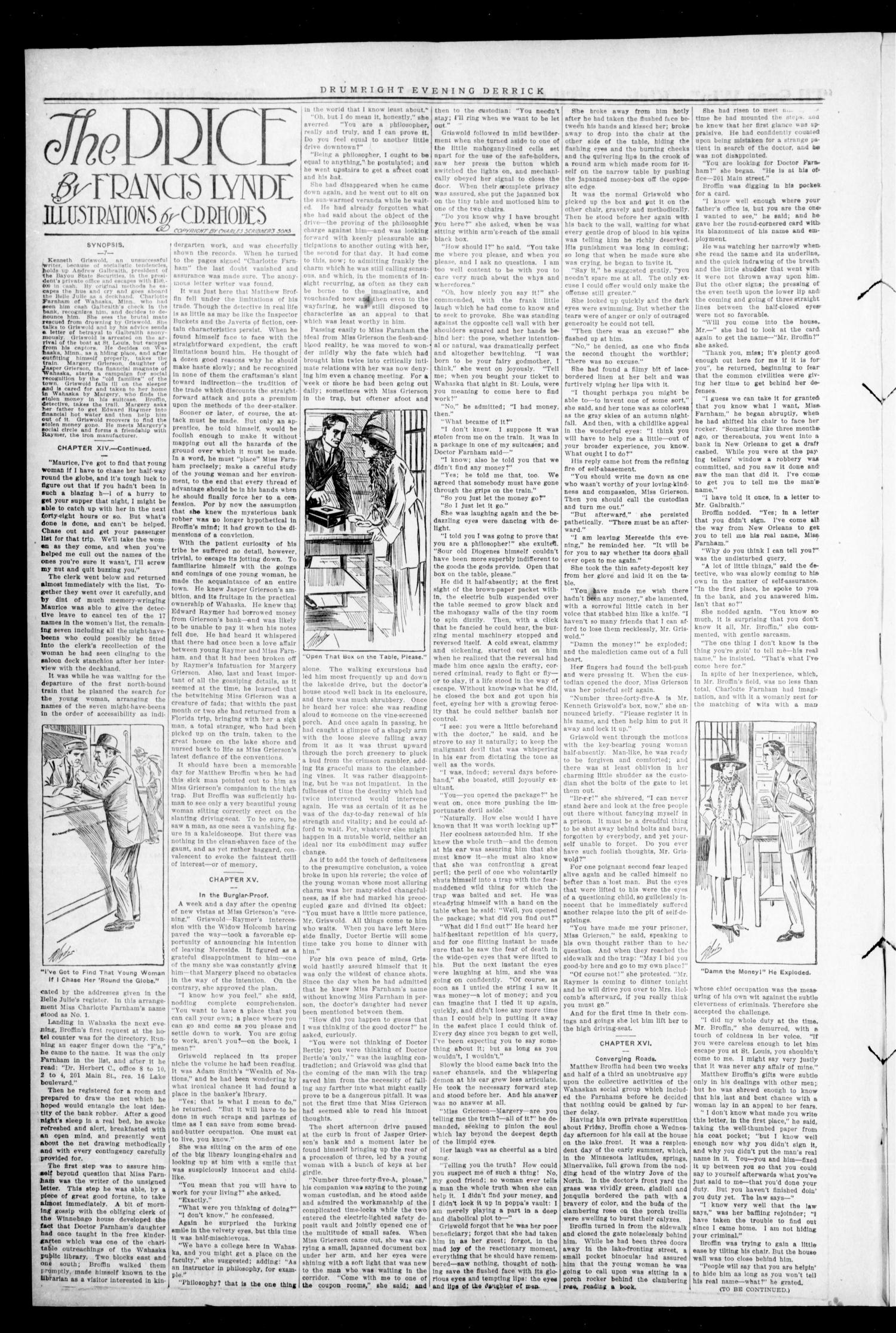 Drumright Evening Derrick (Drumright, Okla.), Vol. 2, No. 127, Ed. 1 Saturday, June 10, 1916
                                                
                                                    [Sequence #]: 2 of 8
                                                