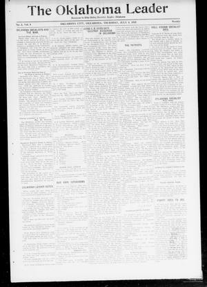 The Oklahoma Leader (Oklahoma City, Okla.), Vol. 5, No. 2, Ed. 1 Thursday, July 4, 1918