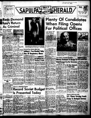 Sapulpa Daily Herald (Sapulpa, Okla.), Vol. 39, No. 196, Ed. 1 Wednesday, April 21, 1954