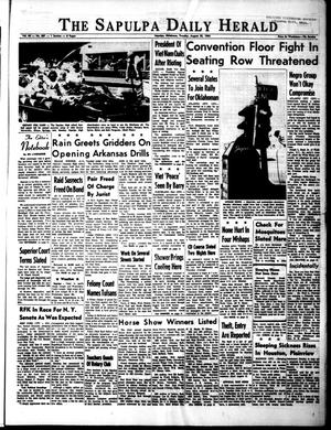 The Sapulpa Daily Herald (Sapulpa, Okla.), Vol. 49, No. 307, Ed. 1 Tuesday, August 25, 1964