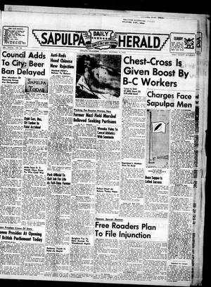 Sapulpa Daily Herald (Sapulpa, Okla.), Vol. 39, No. 54, Ed. 1 Tuesday, November 3, 1953