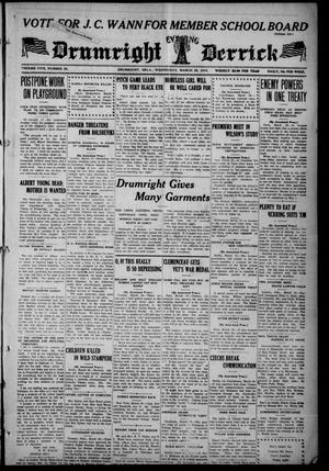 Drumright Evening Derrick (Drumright, Okla.), Vol. 5, No. 55, Ed. 1 Wednesday, March 26, 1919