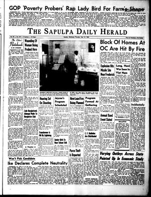The Sapulpa Daily Herald (Sapulpa, Okla.), Vol. 49, No. 219, Ed. 1 Thursday, May 14, 1964