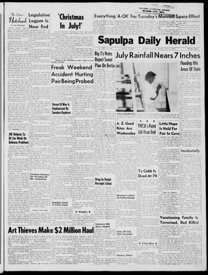 Sapulpa Daily Herald (Sapulpa, Okla.), Vol. 46, No. 261, Ed. 1 Monday, July 17, 1961
