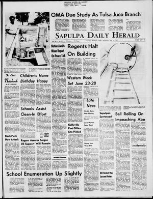The Sapulpa Daily Herald (Sapulpa, Okla.), Vol. 54, No. 219, Ed. 1 Wednesday, May 14, 1969