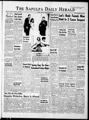 The Sapulpa Daily Herald (Sapulpa, Okla.), Vol. 49, No. 207, Ed. 1 Thursday, April 30, 1964