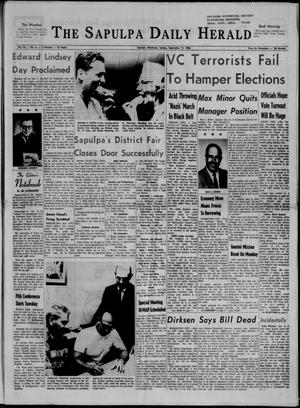 The Sapulpa Daily Herald (Sapulpa, Okla.), Vol. 52, No. 6, Ed. 1 Sunday, September 11, 1966