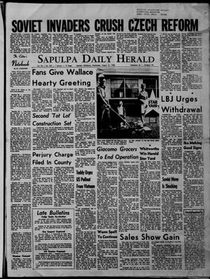 Sapulpa Daily Herald (Sapulpa, Okla.), Vol. 53, No. 293, Ed. 1 Wednesday, August 21, 1968