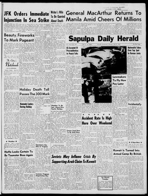 Sapulpa Daily Herald (Sapulpa, Okla.), Vol. 46, No. 250, Ed. 1 Monday, July 3, 1961