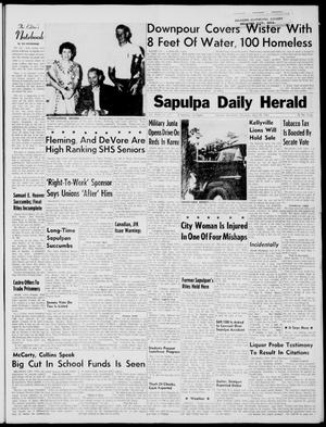 Sapulpa Daily Herald (Sapulpa, Okla.), Vol. 46, No. 211, Ed. 1 Thursday, May 18, 1961