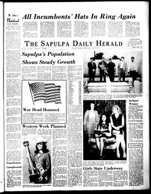 Primary view of object titled 'The Sapulpa Daily Herald (Sapulpa, Okla.), Vol. 56, No. 234, Ed. 1 Sunday, May 31, 1970'.