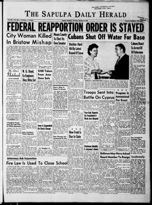 The Sapulpa Daily Herald (Sapulpa, Okla.), Vol. 49, No. 135, Ed. 1 Thursday, February 6, 1964