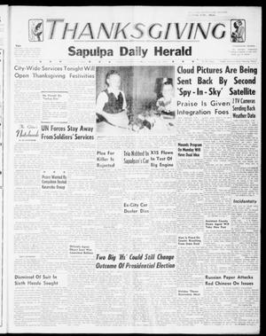 Sapulpa Daily Herald (Sapulpa, Okla.), Vol. 46, No. 61, Ed. 1 Wednesday, November 23, 1960