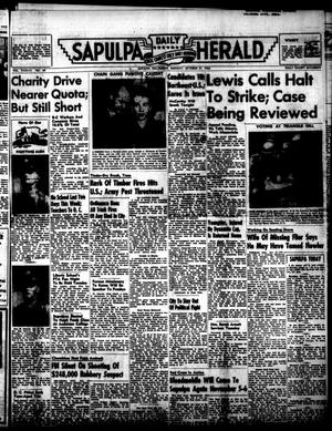 Sapulpa Daily Herald (Sapulpa, Okla.), Vol. 38, No. 48, Ed. 1 Monday, October 27, 1952