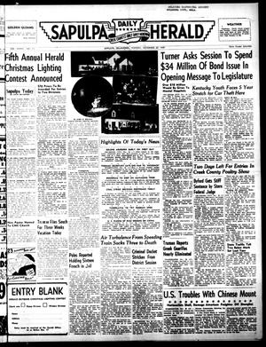Sapulpa Daily Herald (Sapulpa, Okla.), Vol. 36, No. 74, Ed. 1 Monday, November 28, 1949
