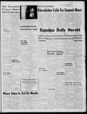 Sapulpa Daily Herald (Sapulpa, Okla.), Vol. 46, No. 254, Ed. 1 Sunday, July 9, 1961