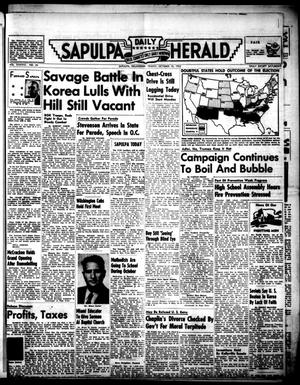 Sapulpa Daily Herald (Sapulpa, Okla.), Vol. 38, No. 34, Ed. 1 Friday, October 10, 1952