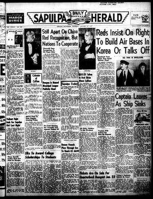 Sapulpa Daily Herald (Sapulpa, Okla.), Vol. 37, No. 109, Ed. 1 Thursday, January 10, 1952