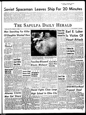 The Sapulpa Daily Herald (Sapulpa, Okla.), Vol. 50, No. 170, Ed. 1 Thursday, March 18, 1965