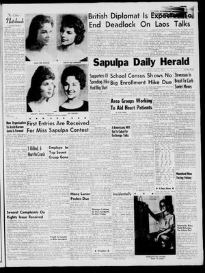 Sapulpa Daily Herald (Sapulpa, Okla.), Vol. 46, No. 231, Ed. 1 Sunday, June 11, 1961
