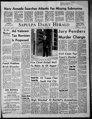 Sapulpa Daily Herald (Sapulpa, Okla.), Vol. 53, No. 220, Ed. 1 Tuesday, May 28, 1968