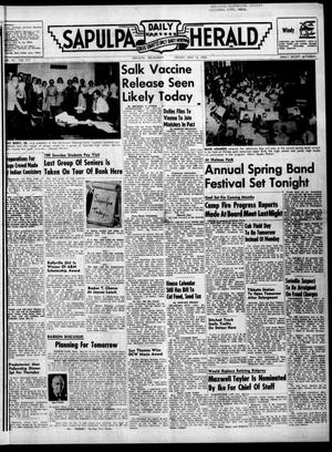 Sapulpa Daily Herald (Sapulpa, Okla.), Vol. 40, No. 217, Ed. 1 Friday, May 13, 1955