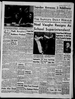 The Sapulpa Daily Herald (Sapulpa, Okla.), Vol. 51, No. 138, Ed. 1 Tuesday, February 8, 1966