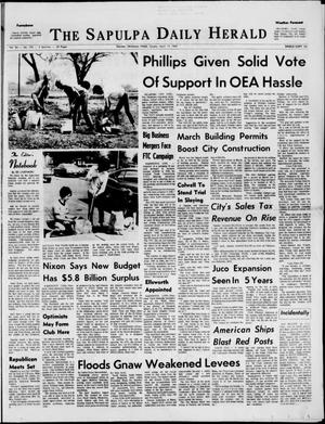Sapulpa Daily Herald (Sapulpa, Okla.), Vol. 54, No. 192, Ed. 1 Sunday, April 13, 1969