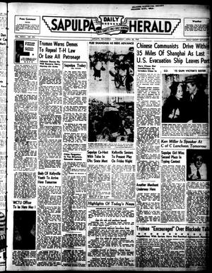 Sapulpa Daily Herald (Sapulpa, Okla.), Vol. 35, No. 204, Ed. 1 Thursday, April 28, 1949