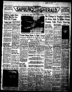 Sapulpa Daily Herald (Sapulpa, Okla.), Vol. 36, No. 1, Ed. 1 Thursday, September 1, 1949