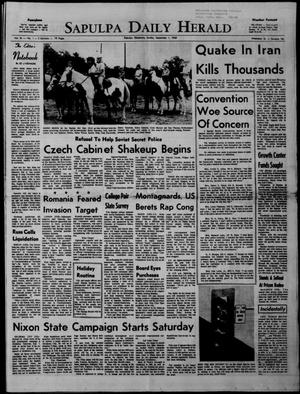 Sapulpa Daily Herald (Sapulpa, Okla.), Vol. 54, No. 1, Ed. 1 Sunday, September 1, 1968