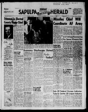 Primary view of object titled 'Sapulpa Sunday Herald (Sapulpa, Okla.), Vol. 43, No. 117, Ed. 1 Sunday, January 19, 1958'.
