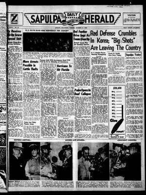 Sapulpa Daily Herald (Sapulpa, Okla.), Vol. 37, No. 39, Ed. 1 Tuesday, October 17, 1950