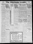 Thumbnail image of item number 1 in: 'The Oklahoma Leader (Oklahoma City, Okla.), Vol. 6, No. 18, Ed. 1 Saturday, October 25, 1919'.