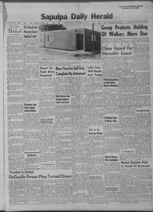 Sapulpa Daily Herald (Sapulpa, Okla.), Vol. 48, No. 19, Ed. 1 Friday, October 5, 1962