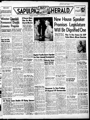 Sapulpa Daily Herald (Sapulpa, Okla.), Vol. 37, No. 279, Ed. 1 Tuesday, July 29, 1952