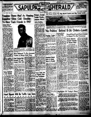 Sapulpa Daily Herald (Sapulpa, Okla.), Vol. 35, No. 290, Ed. 1 Tuesday, August 9, 1949