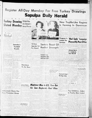 Sapulpa Daily Herald (Sapulpa, Okla.), Vol. 47, No. 59, Ed. 1 Sunday, November 19, 1961