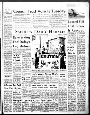 Sapulpa Daily Herald (Sapulpa, Okla.), Vol. 53, No. 170, Ed. 1 Sunday, March 31, 1968