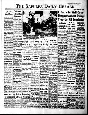 The Sapulpa Daily Herald (Sapulpa, Okla.), Vol. 49, No. 298, Ed. 1 Friday, August 14, 1964