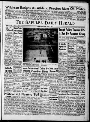 The Sapulpa Daily Herald (Sapulpa, Okla.), Vol. 49, No. 119, Ed. 1 Sunday, January 19, 1964