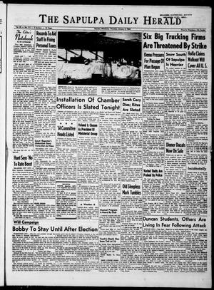 The Sapulpa Daily Herald (Sapulpa, Okla.), Vol. 49, No. 111, Ed. 1 Thursday, January 9, 1964