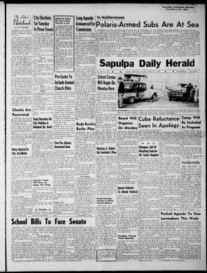 Sapulpa Daily Herald (Sapulpa, Okla.), Vol. 48, No. 169, Ed. 1 Sunday, March 31, 1963