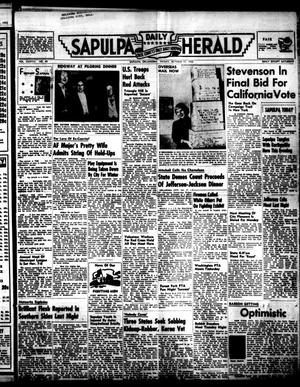 Sapulpa Daily Herald (Sapulpa, Okla.), Vol. 38, No. 40, Ed. 1 Friday, October 17, 1952