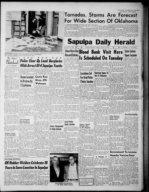 Sapulpa Daily Herald (Sapulpa, Okla.), Vol. 48, No. 158, Ed. 1 Monday, March 18, 1963