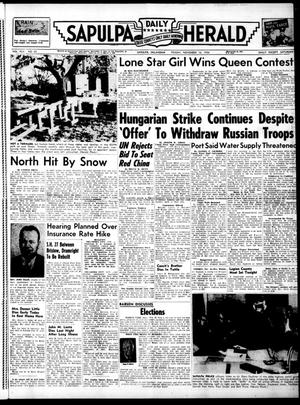 Sapulpa Daily Herald (Sapulpa, Okla.), Vol. 42, No. 65, Ed. 1 Friday, November 16, 1956