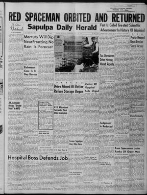 Sapulpa Daily Herald (Sapulpa, Okla.), Vol. 46, No. 180, Ed. 1 Wednesday, April 12, 1961