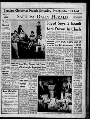 Sapulpa Daily Herald (Sapulpa, Okla.), Vol. 53, No. 67, Ed. 1 Friday, December 1, 1967