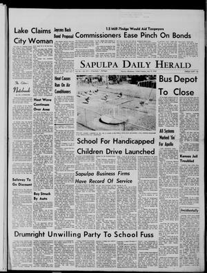 Primary view of object titled 'The Sapulpa Daily Herald (Sapulpa, Okla.), Vol. 54, No. 271, Ed. 1 Tuesday, July 15, 1969'.