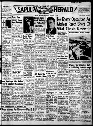 Sapulpa Daily Herald (Sapulpa, Okla.), Vol. 37, No. 64, Ed. 1 Wednesday, November 15, 1950